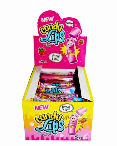 Push Candy Lips Lizak Szminka Pomadka 24szt x 10g