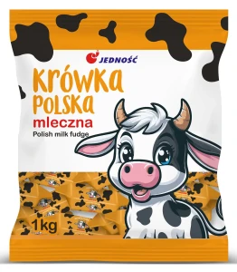 Jedność Cukierki Krówka Polska Mleczna 1 kg 