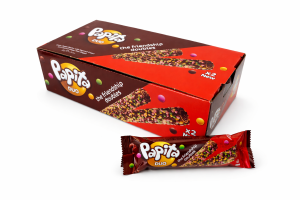 Papita DUO Batonik Wafel z Kremem Orzechowym Draże Ryżowe 24szt x 23g