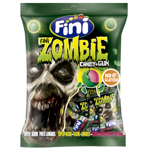 Fini Kwaśna Guma Balonowa Zombie 75g 