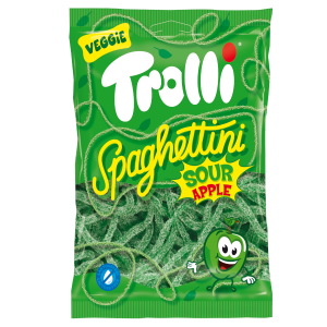 Żelki Trolli Spagetti Kwaśne Jabłko 100 g 