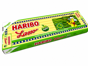 Haribo Lasso Żelki Mega Kable Jabłko Apfel 50szt