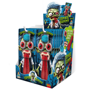Zombie Gummy Żelki Oczy Szczęka Język Mózg 20szt x 28g  