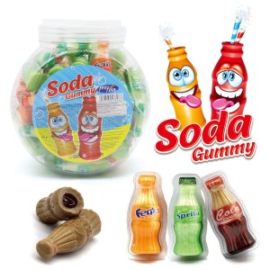 Soda Gummy Żelki Butelki z Napojami 50szt x 11g   
