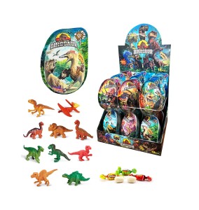 Dinosaur Plastic Egg Jajka z Zabawką Niespodzianki DINOZAURY 18szt x 10g