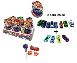 Champion Car Speed Jajka z Zabawką Niespodzianki Auta Samochody 6szt x 25g