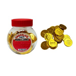 Chocolate Mini Coins Monety Czekoladowe 50szt x 2,4g
