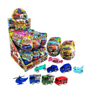Car Cars Toys Plastic Eggs Jajka z Zabawką Niespodzianki 18szt x 5g