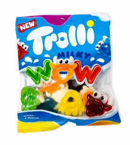 Trolli Milky Wow Żelki z Pianką Krówki 100g 
