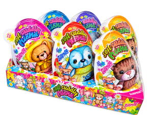 Soft Cuddly Friend Jajka Niespodzianki Brelok Słodycz 6szt 