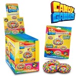 Candy Gangs Rainbow Donuts Żelki Pokryte Chrupiącymi Drażetkami 12szt x 50g