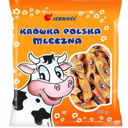 JEDNOŚĆ Krówka Polska Mleczna 200g .jpg