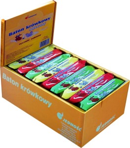 Jedność Baton Krówkowy Mleczny 36szt x 50g