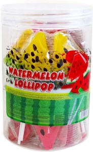 Lizaki Arbuzy Watermelon Lollipop Mix 30szt x 15g   
